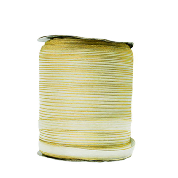 Tahtakale Toptancı Organze Kurdele 1 CM Kenarı Şeritli  (457 Metre)  Krem
