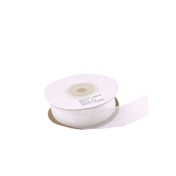 Tahtakale Toptancı Organze Kurdele 30 MM (22 Metre)  Beyaz