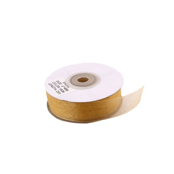 Tahtakale Toptancı Organze Kurdele 30 MM (22 Metre)  Gold