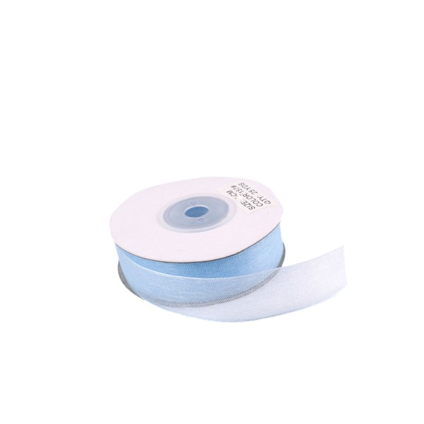 Tahtakale Toptancı Organze Kurdele 30 MM (22 Metre)  Mavi