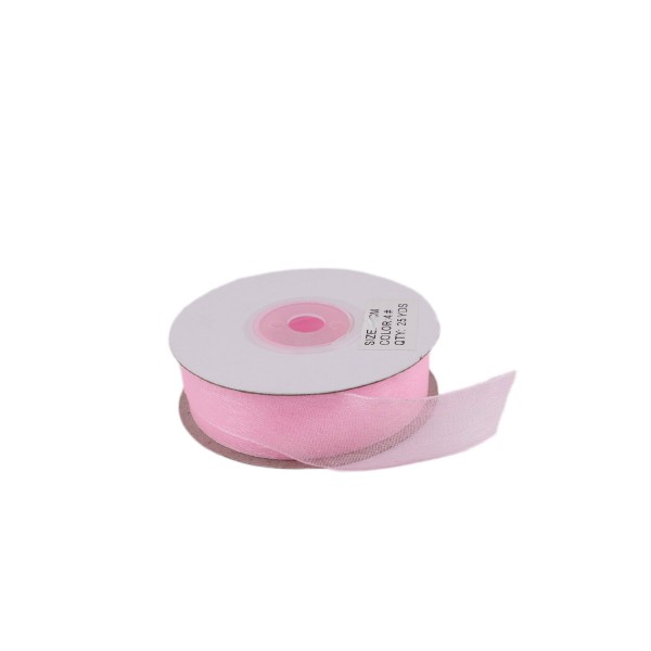 Tahtakale Toptancı Organze Kurdele 30 MM (22 Metre)  Pembe
