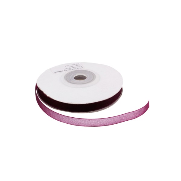 Tahtakale Toptancı Organze Kurdele 6 MM (22 Metre)  Bordo