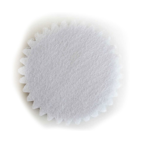 Tahtakale Toptancı Organze Yuvarlak Hazır Kesilmiş Tül File Modeli 22 CM (100 Adet)  Beyaz