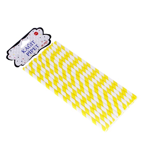 Tahtakale Toptancı Pipet Kağıt Spiral Modeli (25 Adet) Sarı Tahtakale Toptancı Pipet Kağıt Spiral Modeli (25 Adet) Sarı
