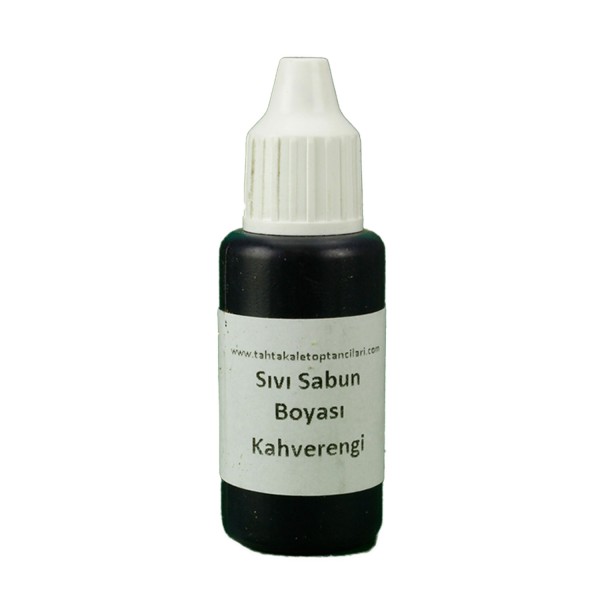 Tahtakale Toptancı Sıvı Sabun Boyası Sıvı 10 GR  KahveRengi
