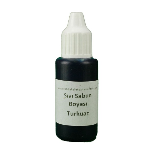 Tahtakale Toptancı Sıvı Sabun Boyası Sıvı 10 GR  Turkuaz