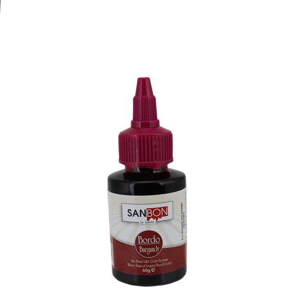 Tahtakale Toptancı Su Bazlı Likit Sıvı Gıda Boyası 60 GR Bordo Tahtakale Toptancı Su Bazlı Likit Sıvı Gıda Boyası 60 GR Bordo