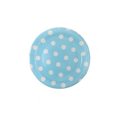 Tabak Karton Puantiyeli Mavi 23 Cm (8 Adet) Tabak Karton Puantiyeli Mavi 23 Cm (8 Adet)