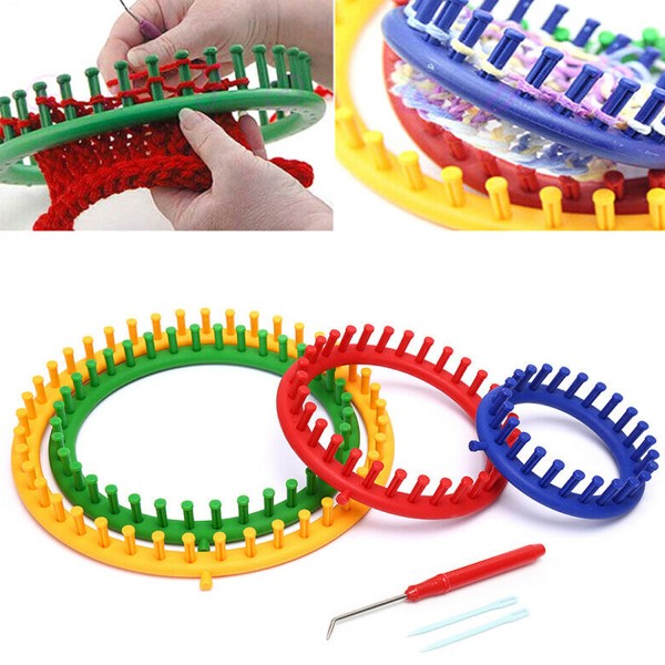 Tahtakale Toptancı Yuvarlak Örgü Tezgahı Ve El Yapım Seti Atkı Ve Bere Yapım Seti