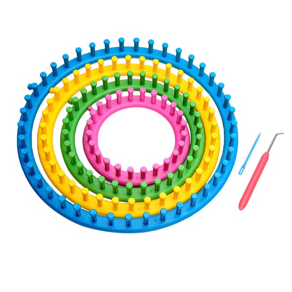 Tahtakale Toptancı Yuvarlak Örgü Tezgahı Ve El Yapım Seti Atkı Ve Bere Yapım Seti