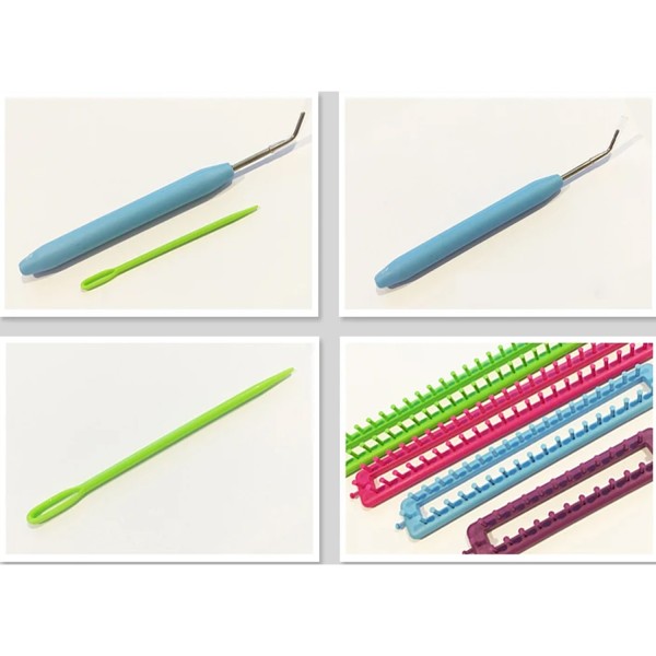 Tahtakale Toptancı Uzun Örgü Tezgahı Ve El Yapım Seti Atkı Ve Bere Yapım Seti